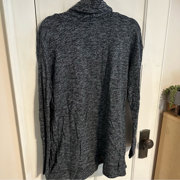 Merona | Heather Gray Cowl-neck Sweatshirt - Picture 4 of 6